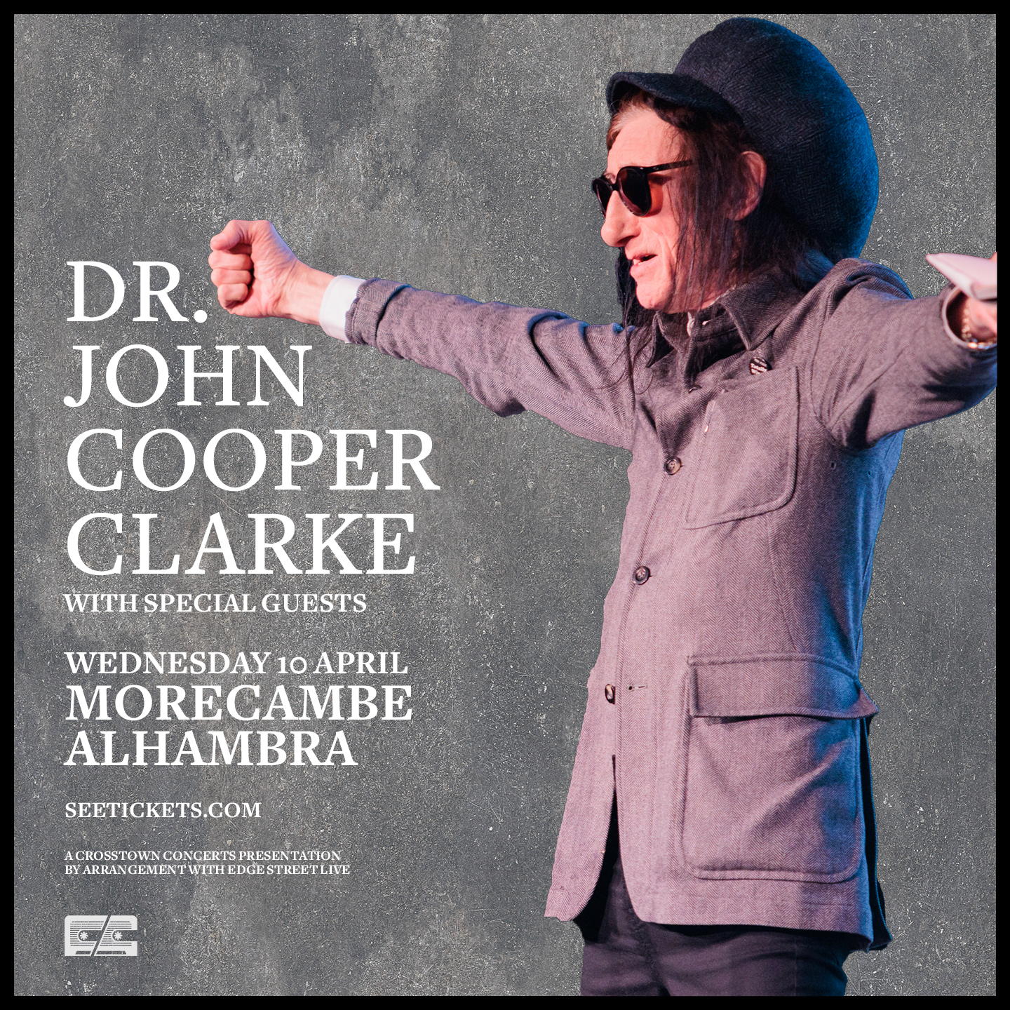 John Cooper Clarke 2024-Morecambe3